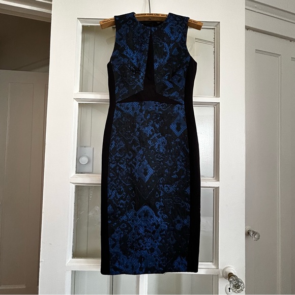 JUDITH & CHARLES Fitted Jacquard Dress - Picture 2 of 4